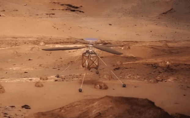Mars exploration avec un hélicoptère btlv.fr