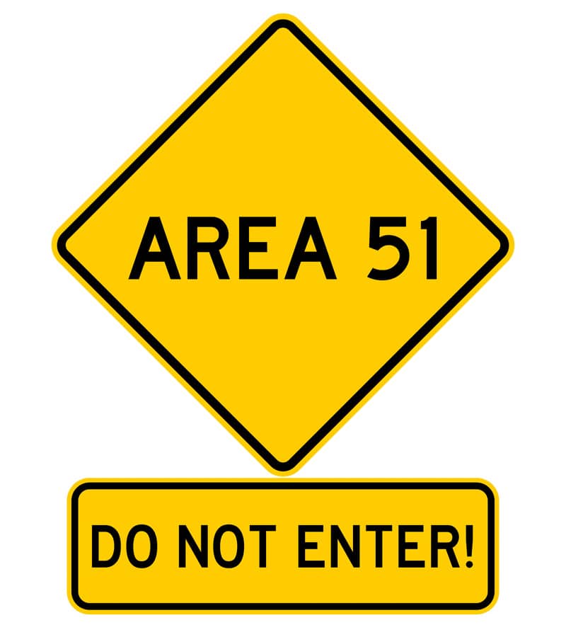 Un homme qui avait pour projet de pénétrer dans la Zone 51 a été arrêté