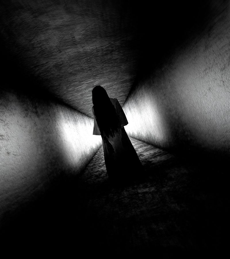 fantôme dune vieille femme